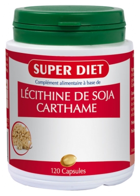 Superdiet Lécithine de Soja Carthame 120 Capsules