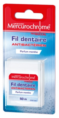 Mercurochrome ProBuccal Antibacterial Dental Floss 50m