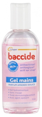Baccide Hand Gel Without Rinsing Sweet Almond 75ml