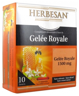 Herbesan Royal Jelly 1500 mg 10 Phials
