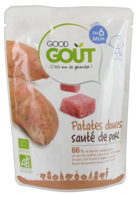 Good Goût Sweet Potato Pork Stir Fry From 6 Months Organic 190 g
