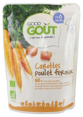 Good Goût Organic Carrots Free Range Chicken From 6 Months 190 g