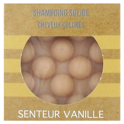 Valdispharm Shampoing Solide Cheveux Colorés Senteur Vanille 55 g