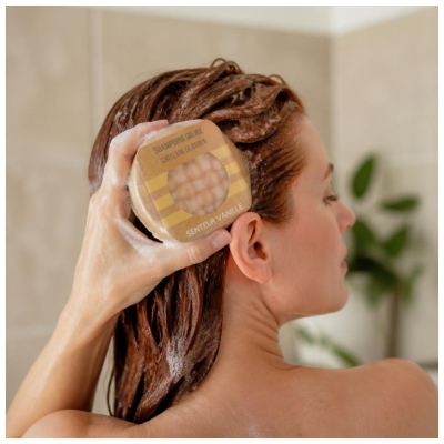 Valdispharm Vaste Shampoo Voor Gekleurd Haar Vanillegeur 55 g