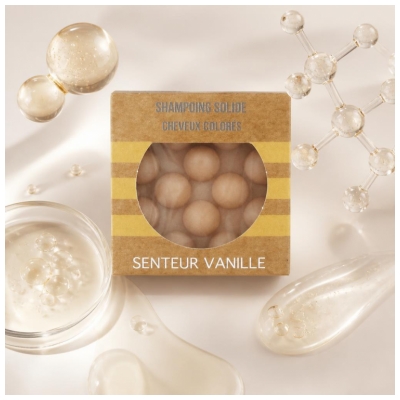 Valdispharm Vaste Shampoo Voor Gekleurd Haar Vanillegeur 55 g
