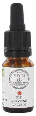 Elixirs & Co Elixirs De Bach N°31 Verveine 10 ml