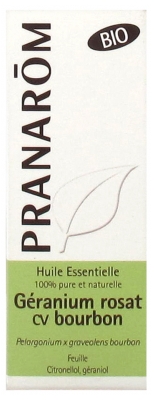 Pranarôm Huile Essentielle Géranium Rosat cv bourbon (Pelargonium x graveolens bourbon) Bio 10 ml