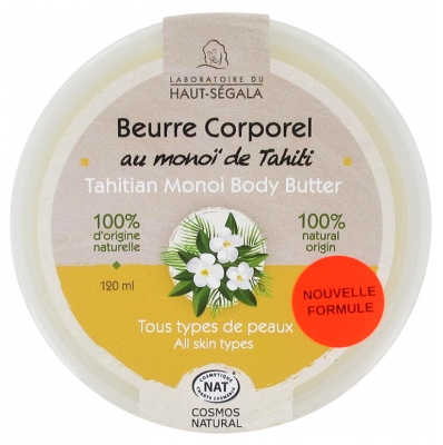 Laboratoire du Haut-Ségala Monoï de Tahiti Body Butter 120 ml