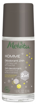 Melvita Deodorante Biologico 24H da Uomo 50 ml
