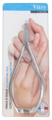 Vitry Cuticle Nipper Stainless Steel With Clasp 12cm