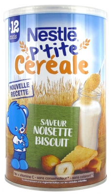 Nestle P Tite Cereal 12 Months And Hazelnut Biscuit Flavour 400g