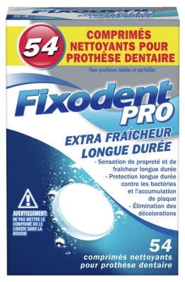 Fixodent Pro Cleansing Tablets 54 Tablets