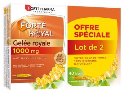 Forté Pharma Royal Jelly 1000mg 2 x 20 Phials