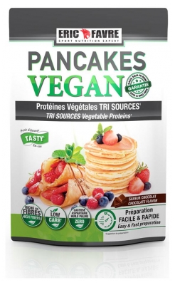 Eric Favre Pancakes Vegan 750 g - Parfum : Chocolat (à consommer de préférence avant fin 10/2020)