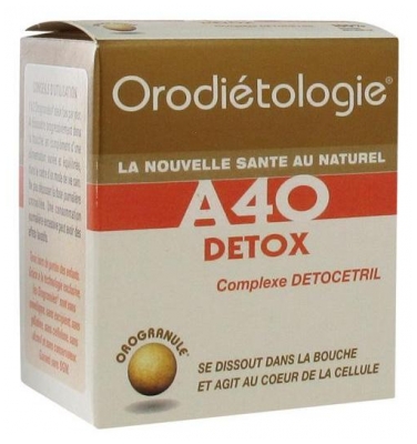 Laboratoires Zannini Orodiétologie A40 Detox 40 Orogranules (à consommer de préférence avant fin 11/2020)