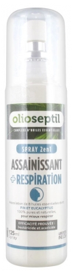 Olioseptil Spray Assainisseur d'Air Bio Pin et Eucalyptus 125 ml