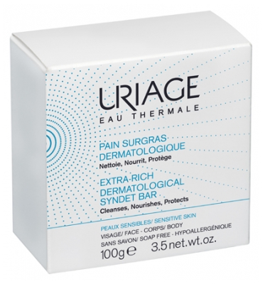 Uriage Extra-Rich Dermatological Syndet Bar 100g