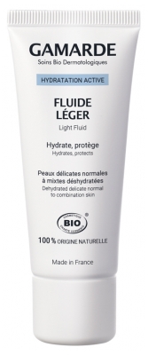 Gamarde Active Hydration Lengvas Ekologiškas Fluidas 40 ml