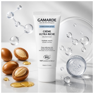 Gamarde Hydratation Active Ultra Bagāts Bio Krēms 40 ml