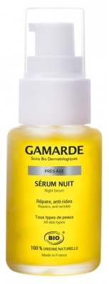 Gamarde Organic Près-Âge Night Serum 30ml