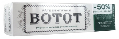 Botot Toothpaste Mint Pine Eucalyptus 2 x 75ml