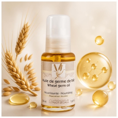 Laboratoire du Haut-Ségala Kviečių gemalų aliejus 50 ml