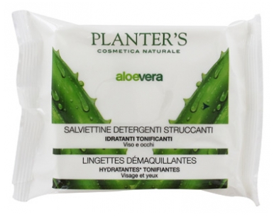 Planter's Aloe Vera Lingettes Démaquillantes 20 Lingettes
