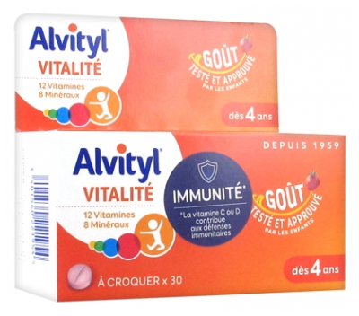 Alvityl Vitalite 30 Comprimes A Croquer