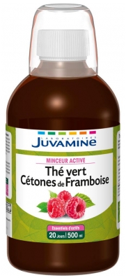Juvamine Minceur Active Thé Vert Cétones de Framboise 500 ml (à consommer de préférence avant fin 12/2020)