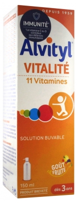 Alvityl Vitalite Solucion Bebible 11 Vitaminas 150 Ml