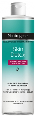 Neutrogena Skin Detox Acqua Micellare a Tripla Azione 400 ml