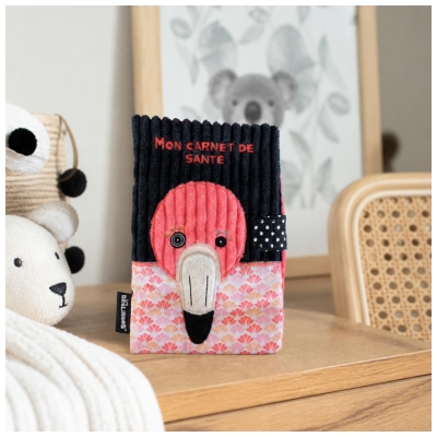 Les Déglingos Mon Carnet de Santé Flamingos Le Flamant Rose