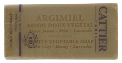 Cattier Argimiel Savon Doux Végétal Bio 150 g