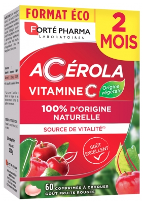 Forté Pharma Energy Acerola 60 Tablets to Crunch