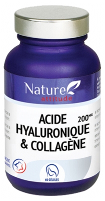 Nature Attitude Acide Hyaluronique Et Collagene 60 Gelules