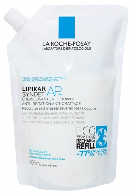 La Roche-Posay Lipikar Syndet AP+ Éco-Recharge 400 ml