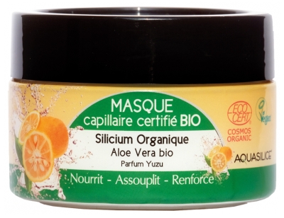 Aquasilice Masque Capillaire Certifié Bio Yuzu 200 ml