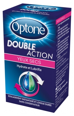 Optone Double Action Yeux Secs 10 ml