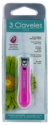 3 Claveles Nail Clippers With Capsule 6cm