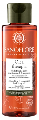 Sanoflore Olea Therapia Huile Fraîche Corps Nourrissante et Énergisante Bio 110 ml
