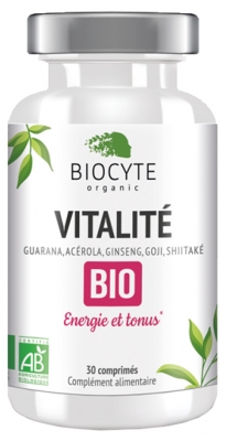 Biocyte Vitalité Bio 30 Comprimés