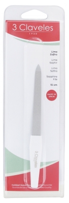 3 Claveles Lixa de Unhas Safira 15 cm