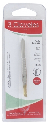 3 Claveles Pinzette Vorgespannte Spitze 8cm