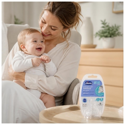 Chicco Physio 2 Tetine Debit Mediu 2 Luni și +