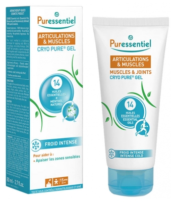 Puressentiel Articulations & Muscles Cryo Pure Gel Aux 14 Huiles Essentielles 80 ml