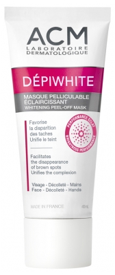 Laboratoire ACM Dépiwhite Masque Pelliculable Eclaircissant 40 ml