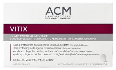 Laboratoire ACM Vitix Food Supplement 30 Tablets