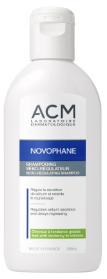 Laboratoire ACM Novophane Shampoing Sébo-régulateur 200 ml