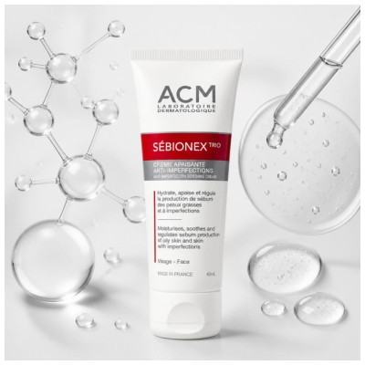 Laboratoire ACM Trio Łagodzący Krem Przeciw Podrażnieniom 40 ml