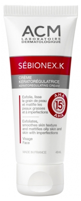 Laboratoire ACM Sébionex.K Crème Kératorégulatrice 40 ml